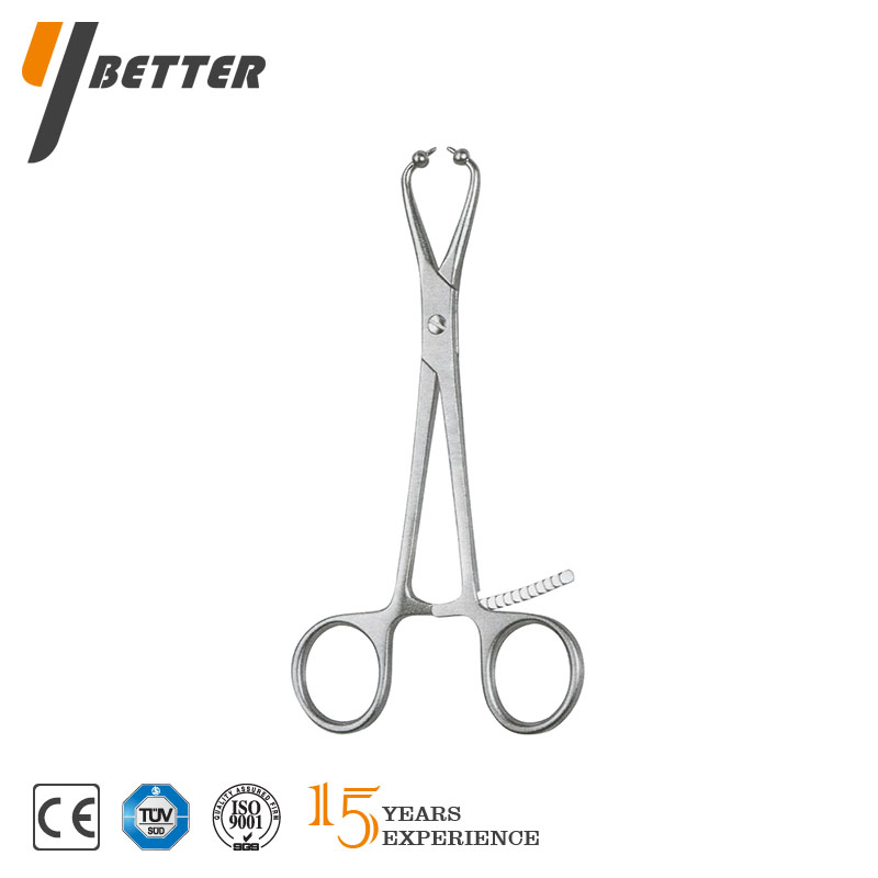 帶尖復(fù)位鉗（圓頭直）