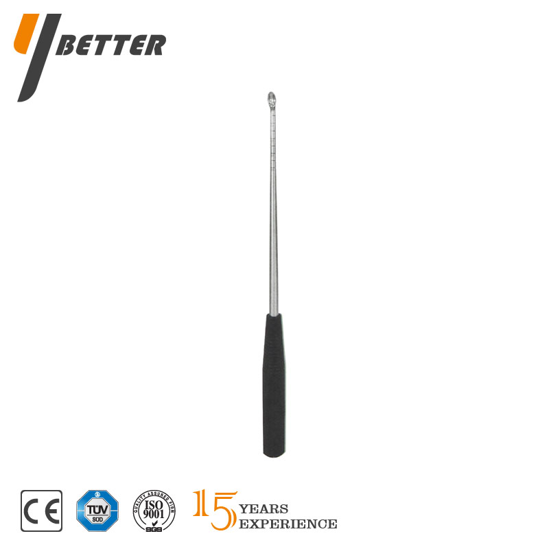 帶齒骨刮匙左彎